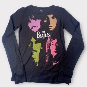 NWOT The Beatles Band Tee Shirt Black Size Medium